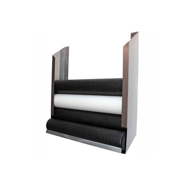 CanDo Foam Roller Wall-Mount Storage Rack - 36"L x 10"W x 40"H